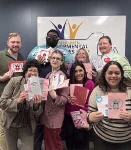 People holding Valentines Day for Vets 2025