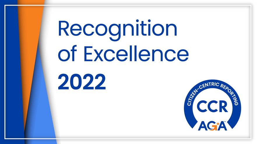 CCR Recognition of Excellence 2020-2022